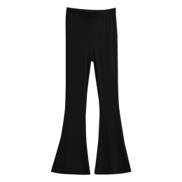 Order online for solid color slit flared pants Customized elastic waist slim tall waist flared pants Flared pants specialty store flare leg SKSP058 Order online for solid color slit flared pants Customized elastic waist slim tall waist flared pants Flared pants specialty store flare leg SKSP058